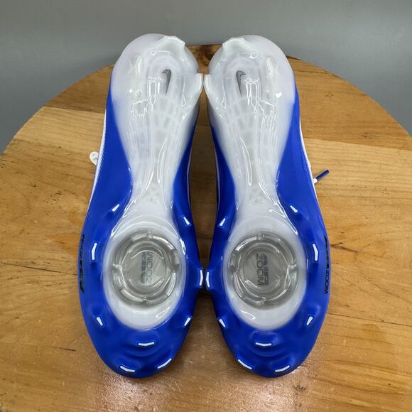 Nike Zoom Air Vapor Pro 1 Men’s‎ Size 8.5 Football Cleats White Blue FB3298-101 main image 8